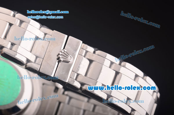 Rolex Day-Date Oyster Perpetual Chronometer Automatic with Light Blue Dial and Diamond Bezel-Diamond Marking-Small Calendar - Click Image to Close