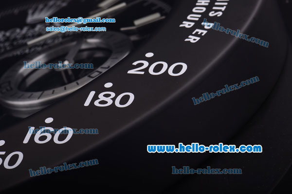 Rolex Daytona Wall Clock Quartz PVD Case with Black Dial - Click Image to Close