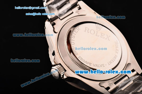 Rolex Submariner Oyster Perpetual Comenx Swiss ETA 2836 Automatic Full Steel with Black Dial and Yellow Markers - Click Image to Close