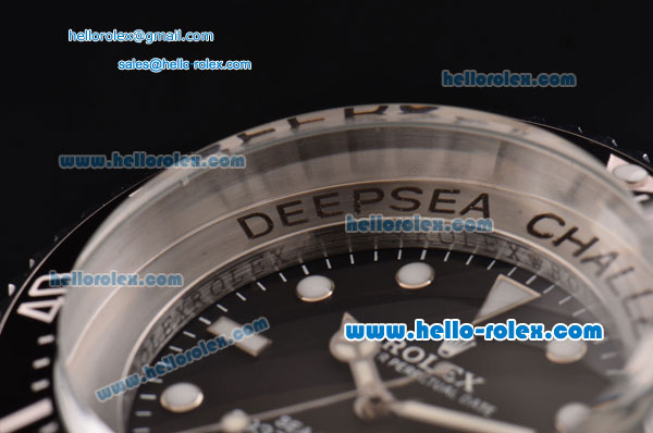 Rolex Sea-Dweller Deepsea Challenge Asia 2813 Automatic Stainless Steel Case with Stainless Steel Strap and Black Dial - Click Image to Close
