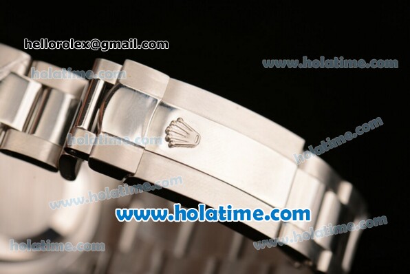 Rolex Day Date Swiss ETA 2836 Automatic Full Steel with Blue Dial and Diamond Markers - Click Image to Close