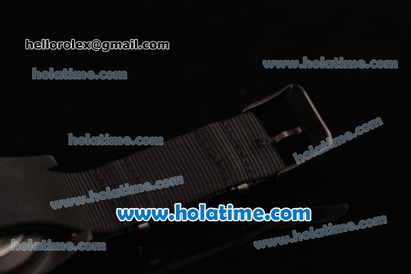 Rolex Pro-Hunter Sea-Dweller Swiss ETA 2836 Automatic PVD Case with Black Nylon Strap White Markers and Black Dial - Click Image to Close