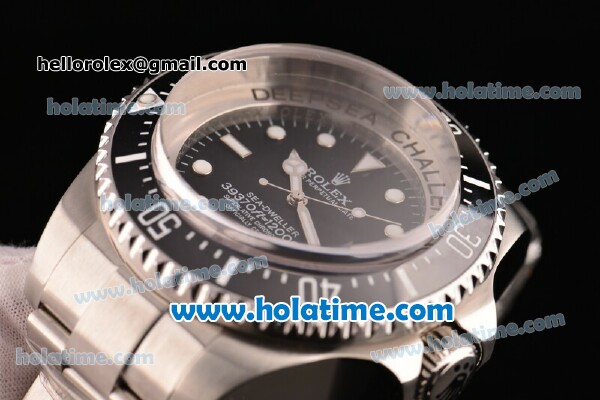 Rolex Sea-Dweller Deepsea Challenge Swiss ETA 2836 Automatic Steel Case with Black Dial and White Markers (NOOB) - Click Image to Close