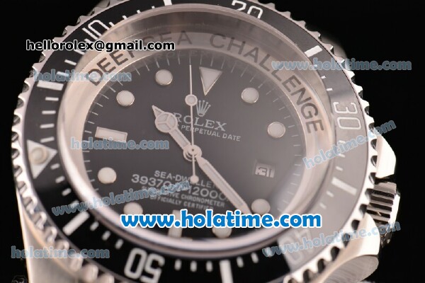 Rolex Sea-Dweller Deepsea Challenge Swiss ETA 2836 Automatic Steel Case with Black Dial and White Markers (NOOB) - Click Image to Close