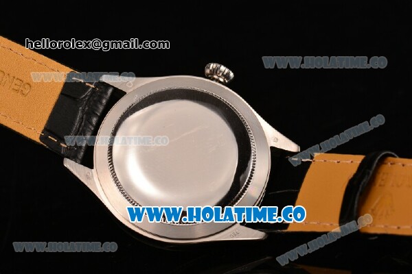 Rolex Cellini Time Asia Automatic Steel Case with Black Dial and Silver Stick Markers (New) - Click Image to Close