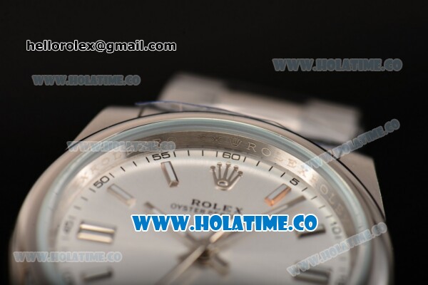 Rolex Air King Asia Automatic Full Steel with Silver Dial and White Stick Markers - Click Image to Close