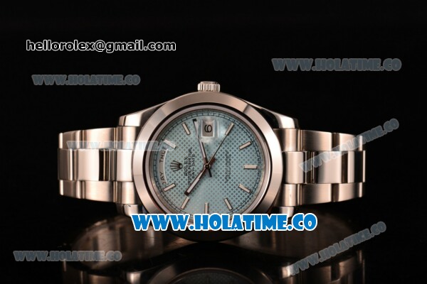Rolex Day-Date II Asia 2813 Automatic Full Steel with Blue Dial and White Stick Markers - Click Image to Close