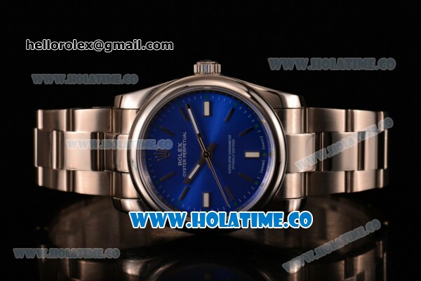 Rolex Air King Asia 2813 Automatic Full Steel with Blue Dial and Stick Markers - Click Image to Close