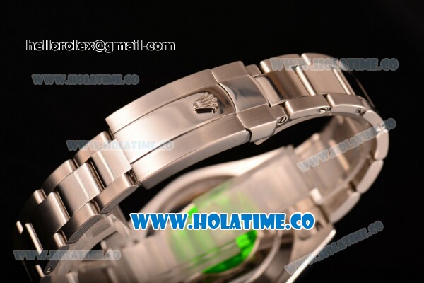 Rolex Air King Asia 2813 Automatic Full Steel with Green Dial and Stick Markers - Click Image to Close