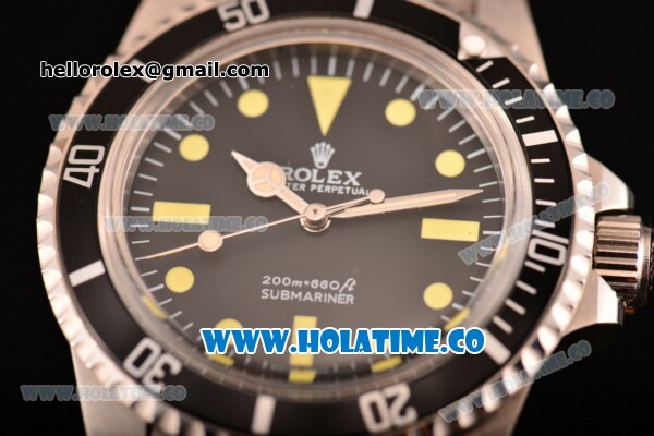 Rolex Submariner Automatic Movement Steel with Black Dial and Steel Strap - Click Image to Close