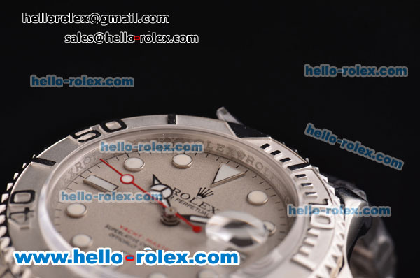 Rolex Yachtmaster Super Clone 3135 Automatic Stainless Steel Case with Stainless Steel Strap and White Dial - Click Image to Close