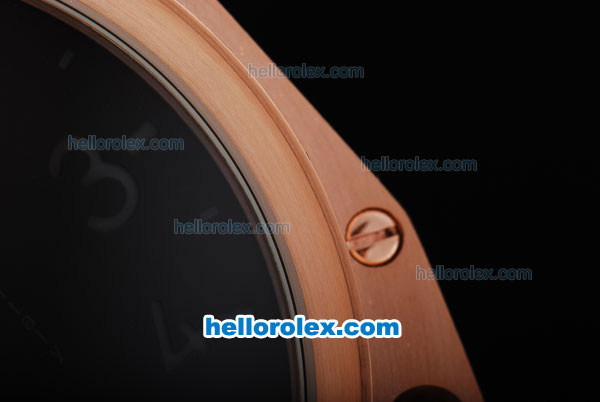 U-Boat Italo Fontana Automatic Rose Gold Case with Black Dial and Marking - Click Image to Close