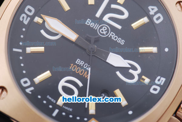 Bell & Ross BR 02 Instrument Automatic with gold Marking - Click Image to Close