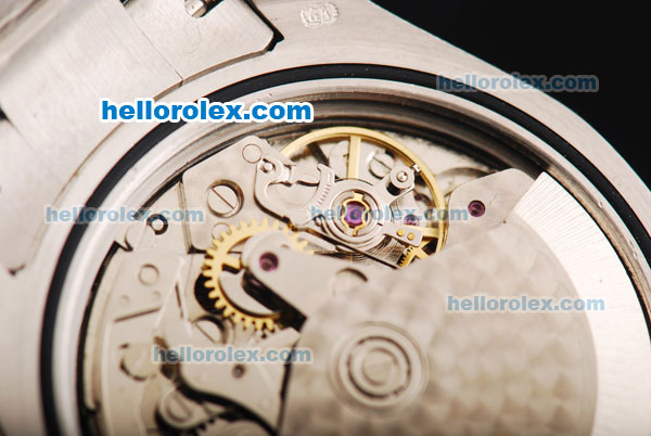 Rolex Daytona Swiss Valjoux 7750 Chronograph Automatic Movement Full Steel with Black Dial and Arabic Numerals - Click Image to Close