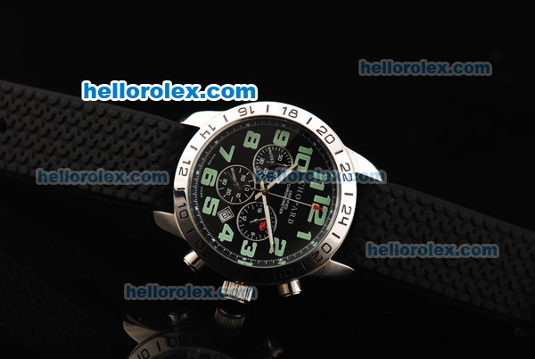 Chopard Mille Miglia Jacky Ickx Edition Working Chronograph with Black Dial and Green Marking - Click Image to Close