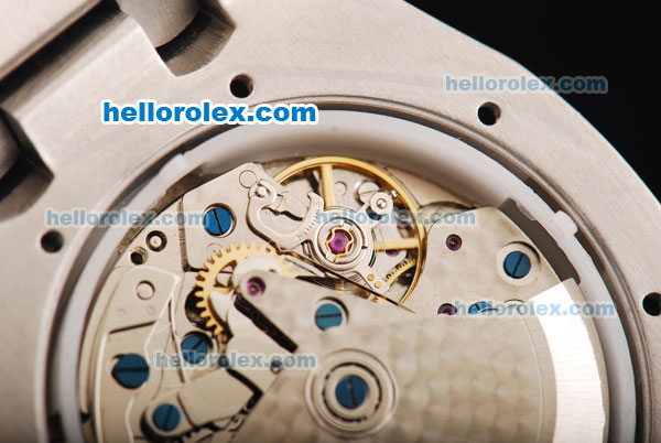 Audemars Piguet Royal Oak Offshore Swiss Valjoux 7750 Movement White Dial with White Numerals and SS Strap - Click Image to Close