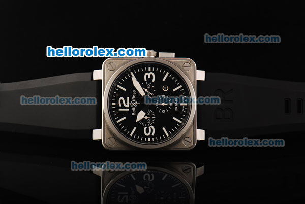Bell&Ross BR 01-94 Swiss Quartz Movement Steel Case with Black Dial and White Markers - Click Image to Close