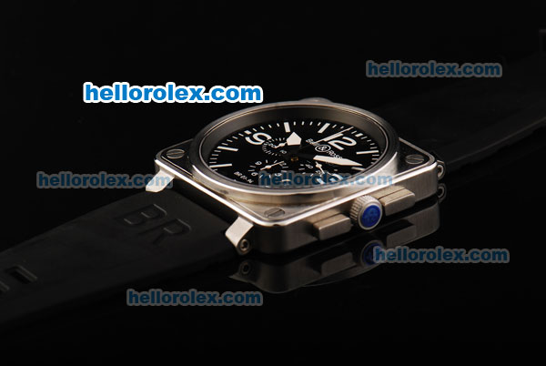 Bell&Ross BR 01-94 Swiss Quartz Movement Steel Case with Black Dial and White Markers - Click Image to Close