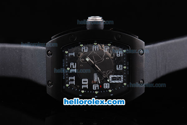 Richard Mille RM 005 PVD Case with Black Dial and White Number Marking - Click Image to Close